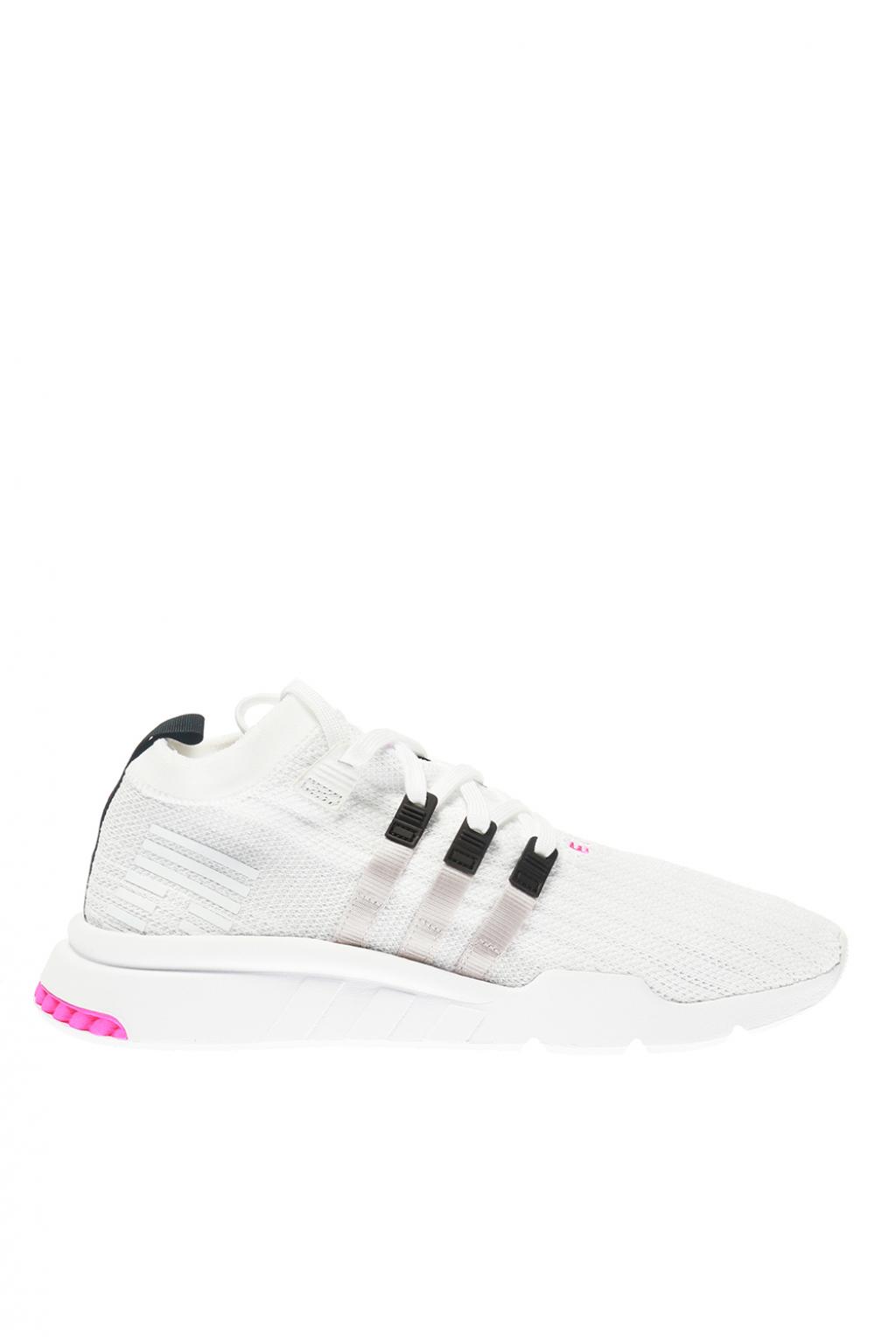 Adidas originals eqt support mid outlet adv trainers in white